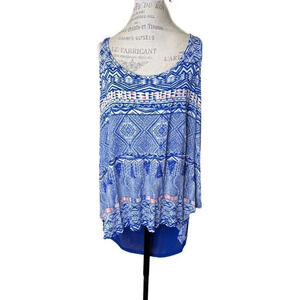 Torrid Summer Festival Beach Lake Top EUC worn once size 1 Bohemian